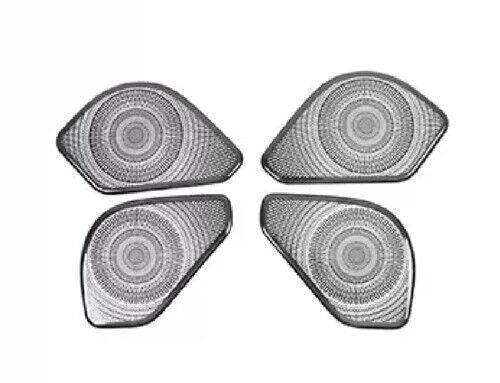 for Range Rover Sport 2023-25 Black Steel Inner Door Cover Trim Speaker Sound 4X