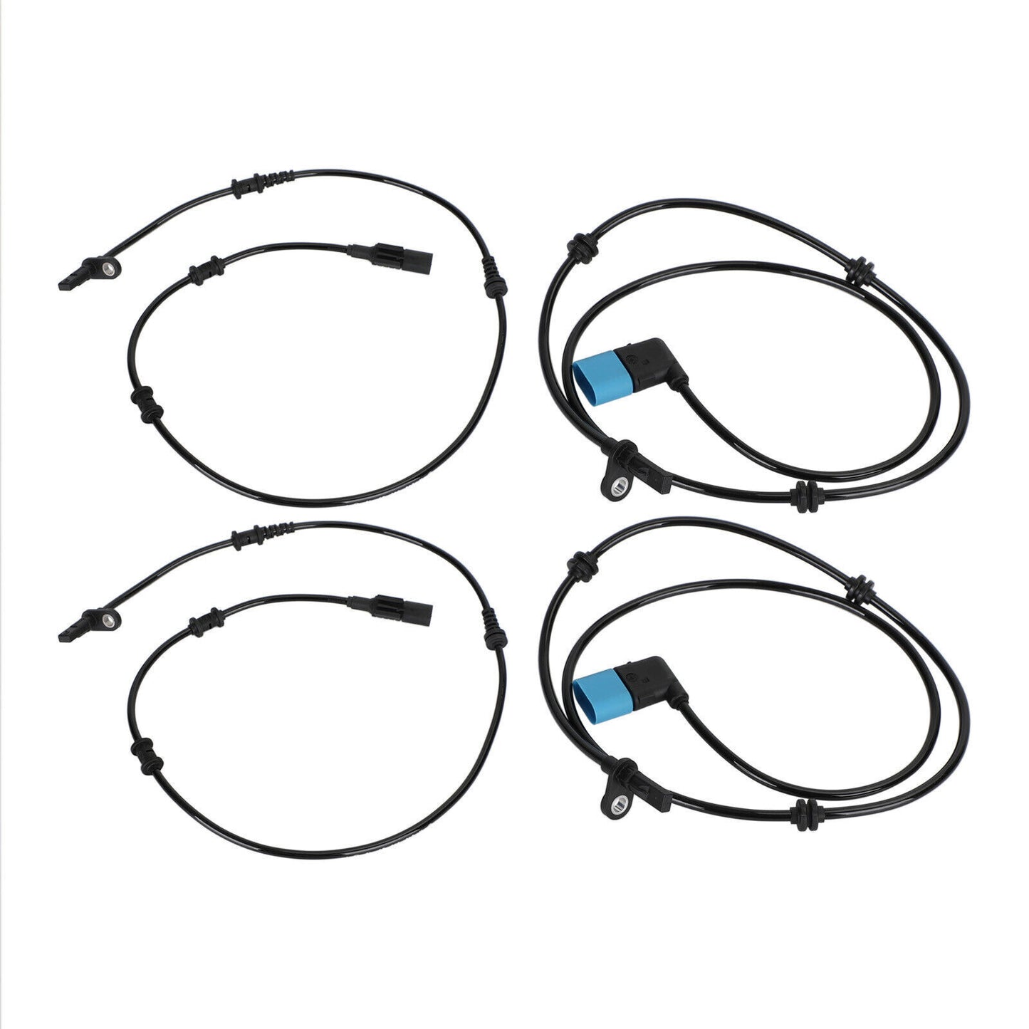 4 Front and rear ABS wheel speed sensors suitable for Mercedes W176 2469059402 2465402510 TP2