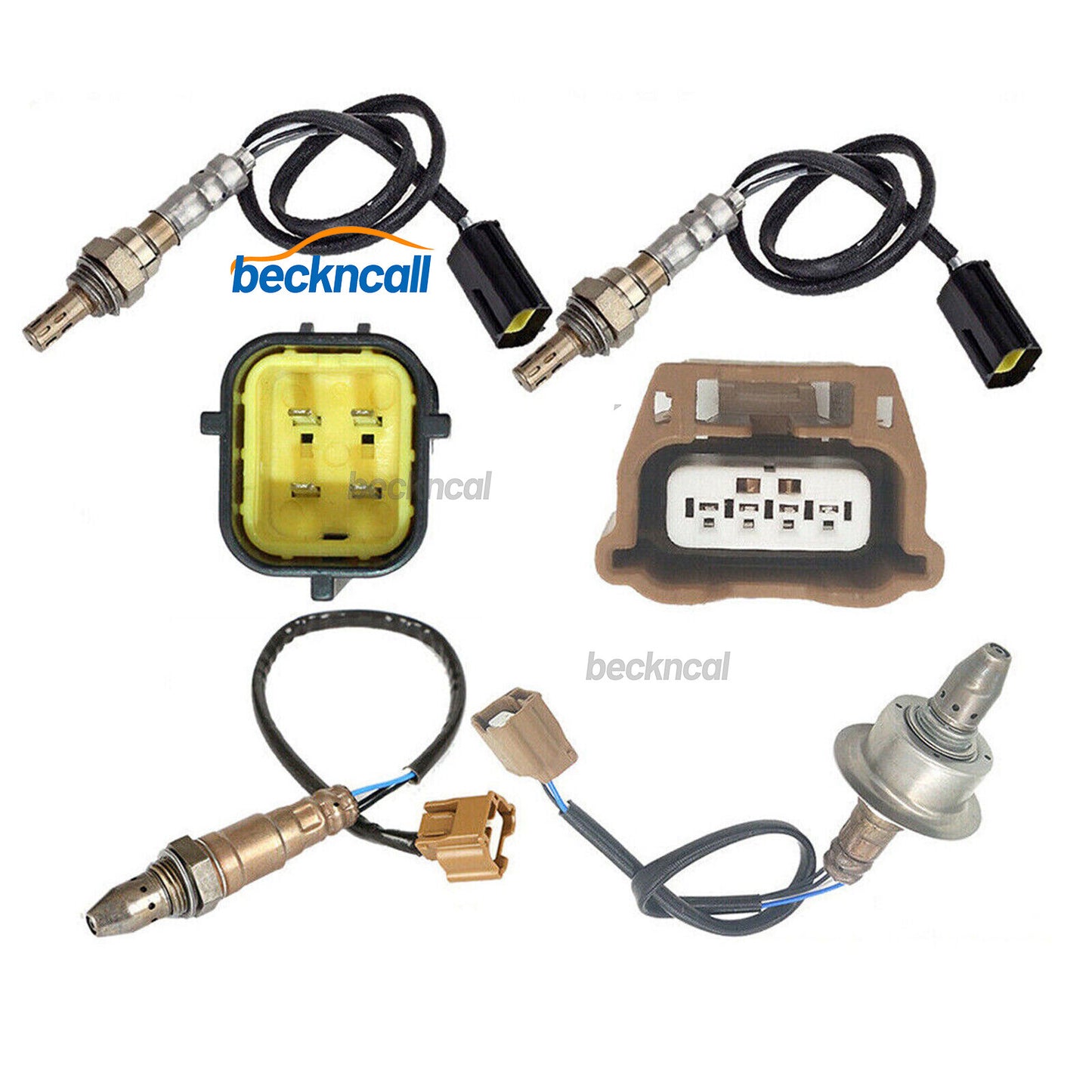 4pcs Up+Downstream Oxygen Sensor for Nissan 2011 Murano Quest 2014 Maxima 3.5L