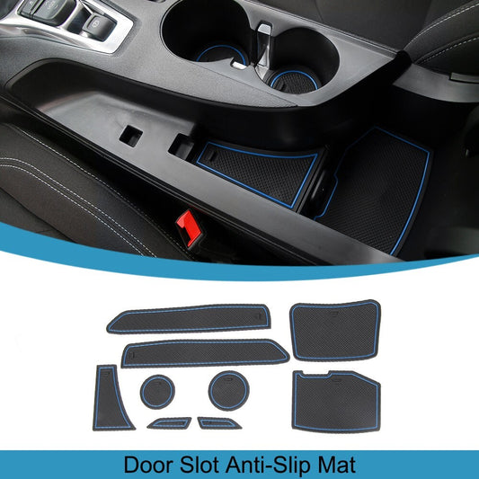 Door Slot Cup Holder Mat Gate Groove Non-Slip Pad for Chevrolet Camaro 2017-2023