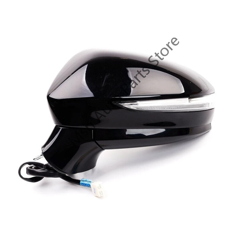Right Side Rearview Mirror Fold Heating Assy Black for Toyota Crown 2015-2018