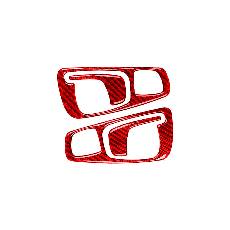 Red Carbon Fiber Door Panel Cover Trim for Honda S2000 2004-2009