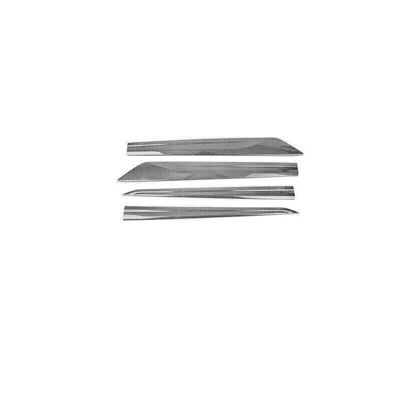 for Toyota for Sienna 21-24 Carbon Fiber Style Door Body Side Moulding Cover Trim 4P