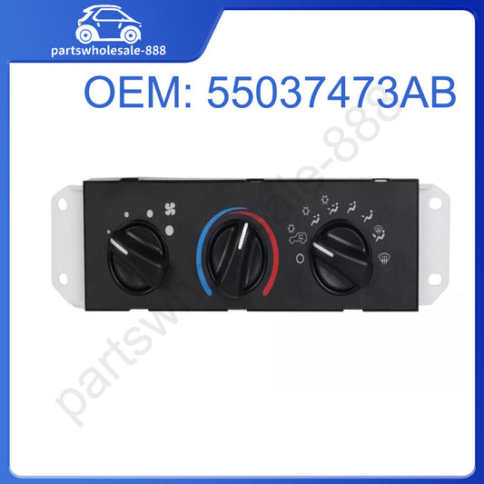 Air conditioning heater control panel and blower motor switch for Jeep for Wrangler TJ 1999-2004