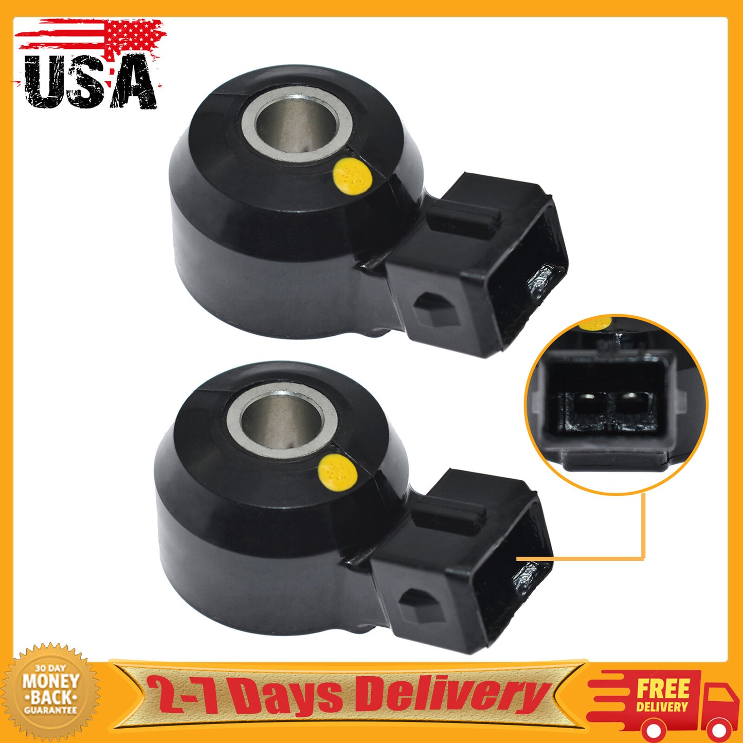 2x Knock Sensor for Nissan Maxima 300SX 240SX Altima 200SX for Infiniti 22060-30P00