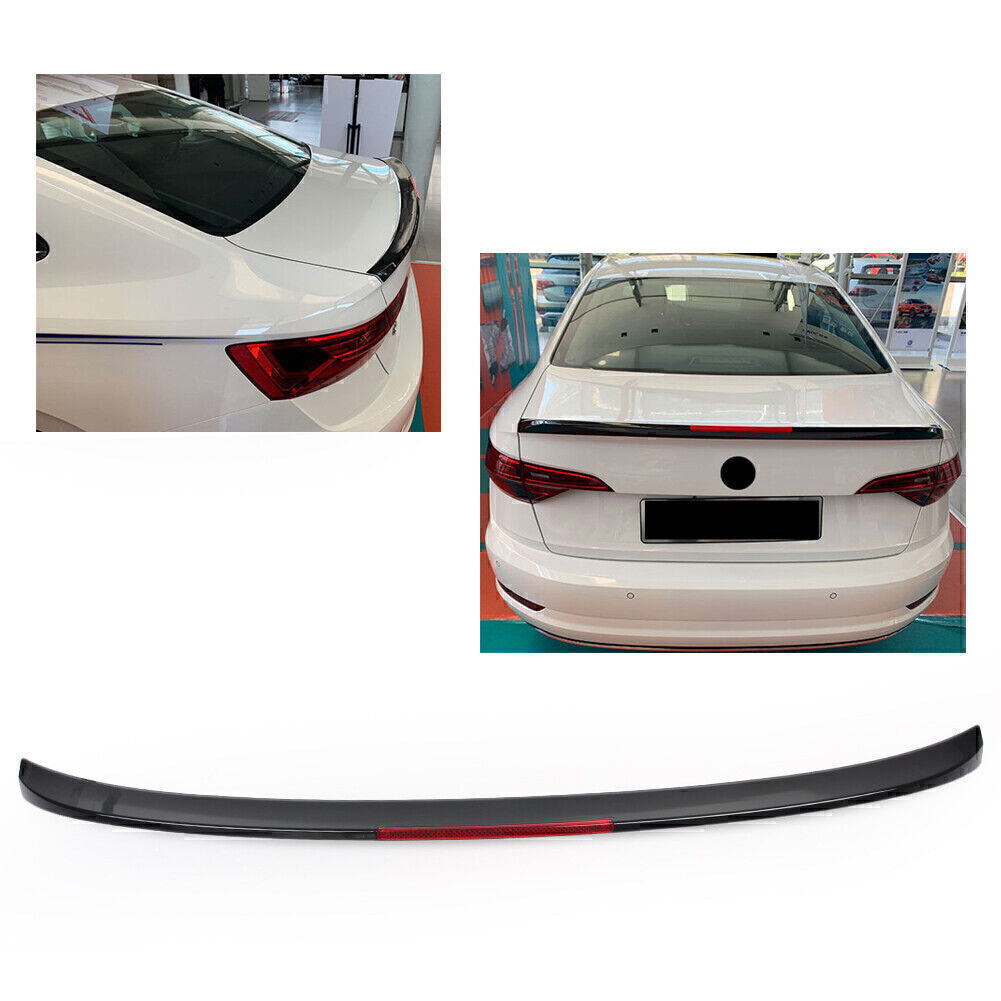Rear Tail Trunk Spoiler Wing ABS Black Fit for Volkswagen for VW Sagitar for Jetta 2019