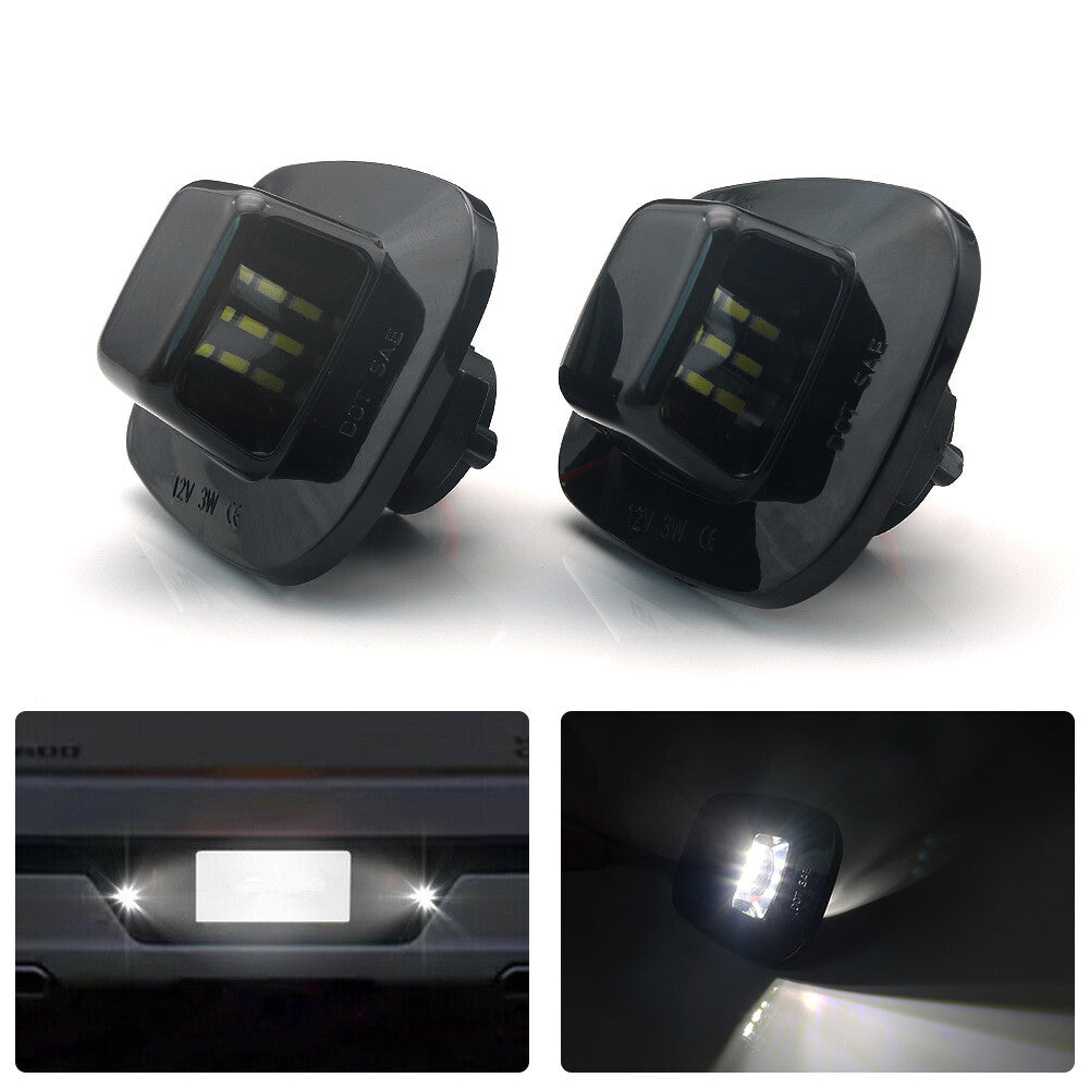 2x LED Number License Plate Light Lamps For 1988-2000 for Chevy C1500 C2500 C3500 US