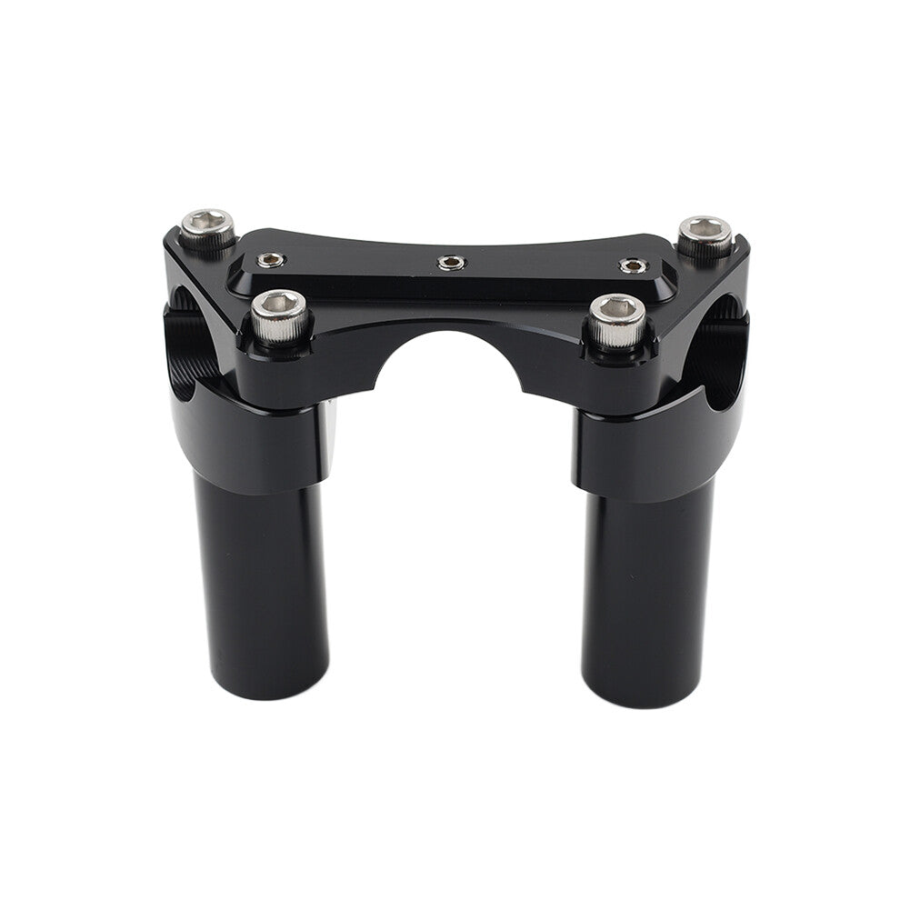 3.5 Straight Handlebar Riser  Top Clamp Black for Harley Dyna Tour Road Glide