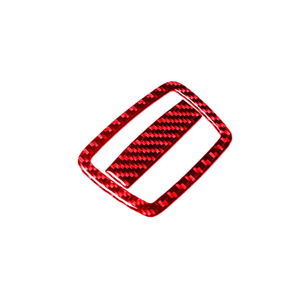 Red Carbon Fiber Storage Box Panel Cover Trim for BMW 6 Series F12 F13 2011-2018