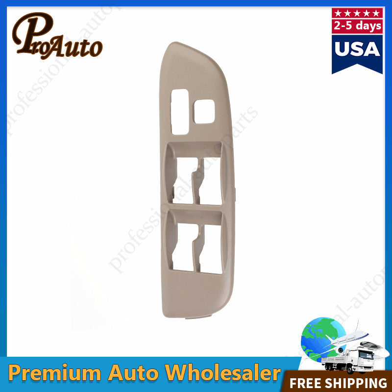 Window Switch Bezel Trim Tan Driver Side For 2001-2005 for Toyota RAV4 74232-42080