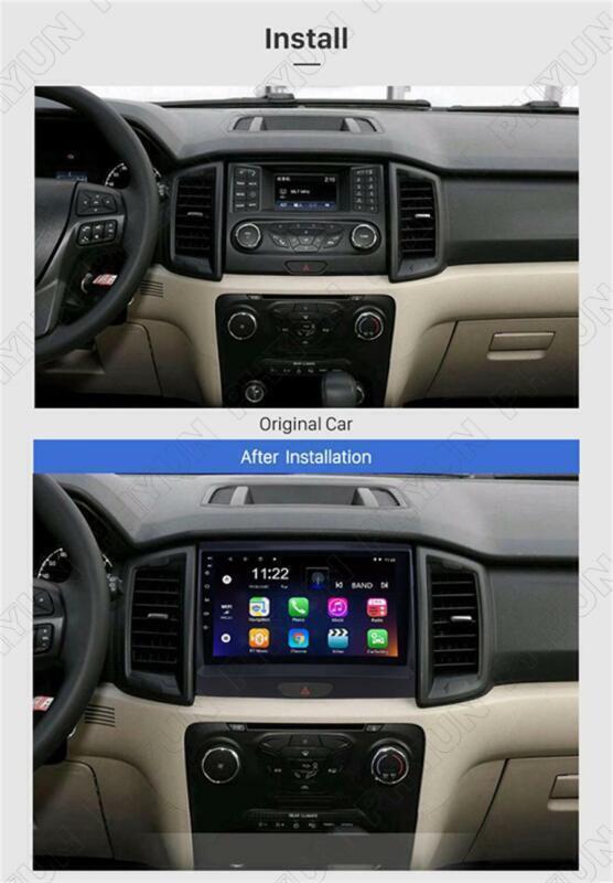 2.5D Screen 9 Car GPS Multimedia Player Android 10.0 for Ford Ranger 2016-2019