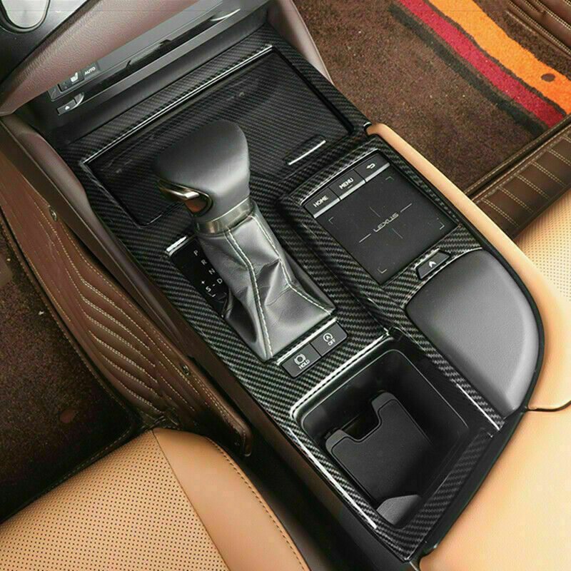 for Lexus ES350/300h 2019-2022 Carbon ABS Inner Gear Shift Box Panel Cover Trim