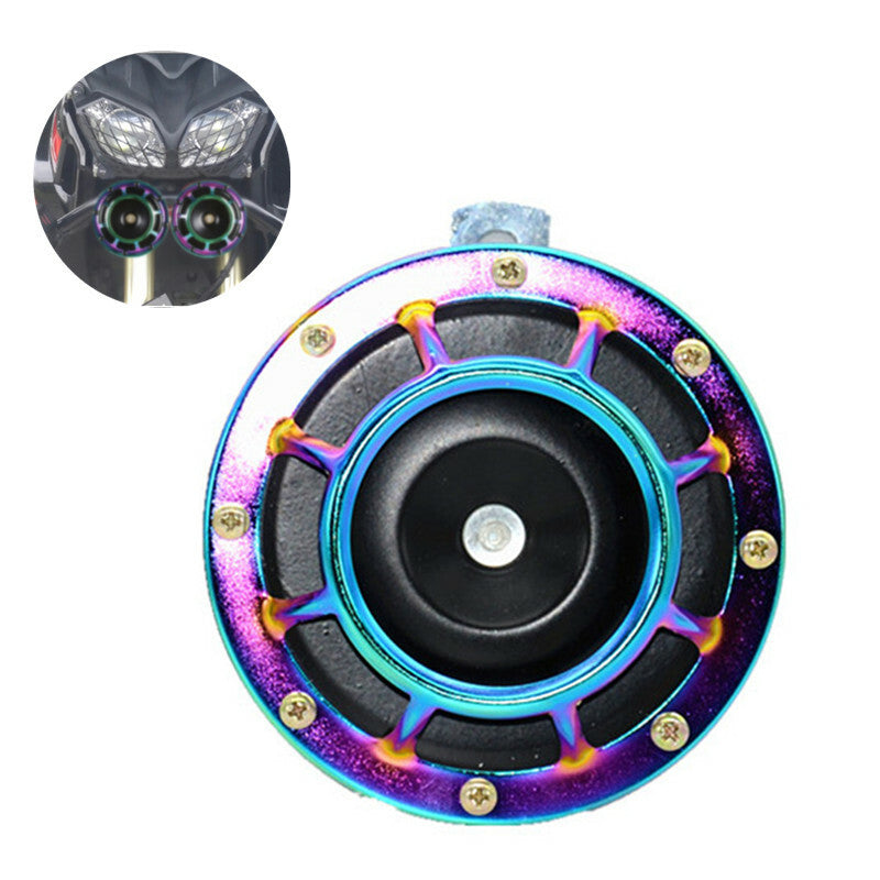 1Pcs 110dB Super Motorcycle Horn Loud Tone Trumpet Compact Electric Blast