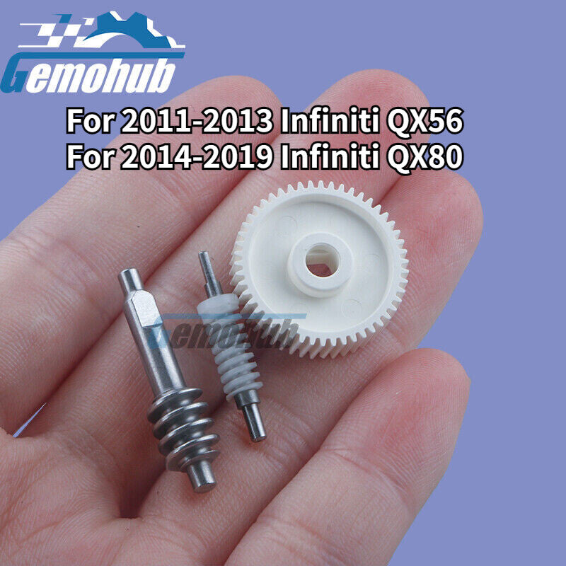 2 Sets Side Mirror Folding Motor Gear for Infiniti 2011-2013 QX56 2014-2019 QX80