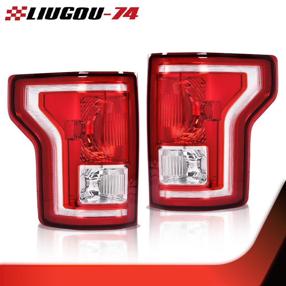Suitable for 2015, 2016, and 2017 for Ford F-150s. Halogen dual taillight kit (2 LH right-hand grip).