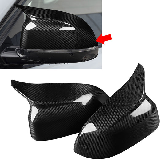 Carbon Fiber Rearview Mirror Cover Cap for BMW X3 X4 X5 X6 X7 G01 G02 G05 G06