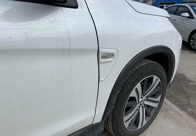 for Mitsubishi Outlander Sport RVR 2020-21 Chrome Side Fender Light Frame Covers