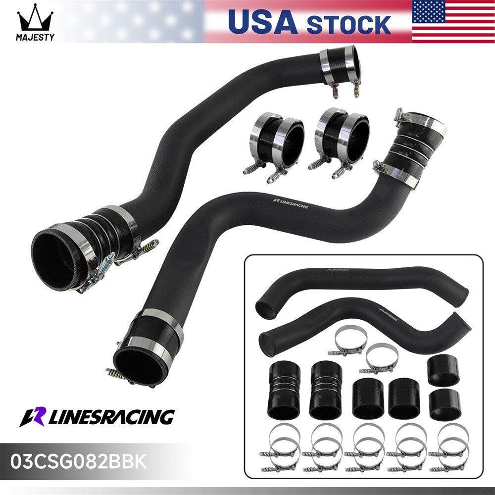 3 Intercooler Pipe Boot Kit For 99.5-03 for Ford 7.3L F250 F350 Black