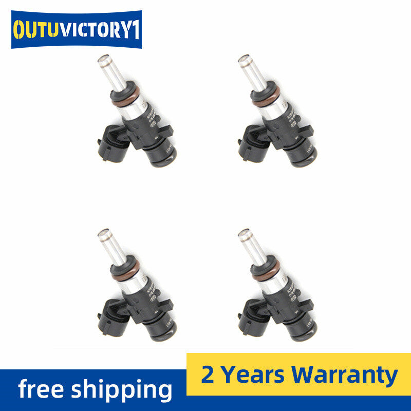 Four brand-new intake manifold fuel injectors for Volkswagen for Golf GTI R, for Audi A3 S3 2.0 CJX CHH