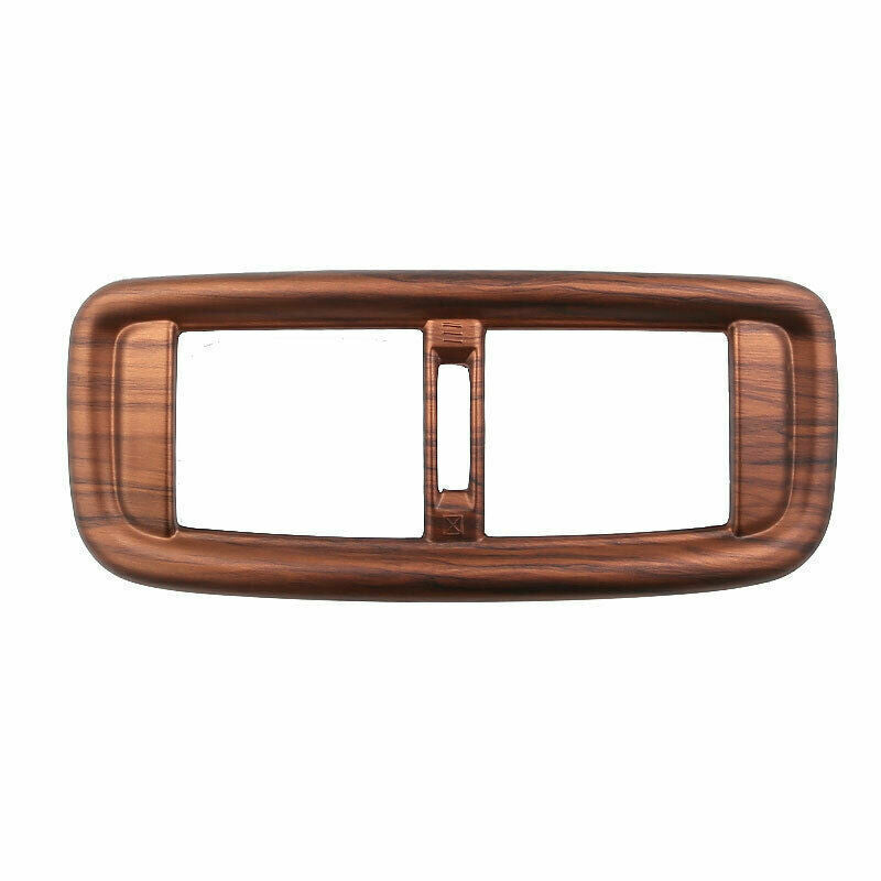 Rear Air Outlet Vent Frame Trim 1X for Honda CRV CR-V 2017-2022 Matte Peach Wood