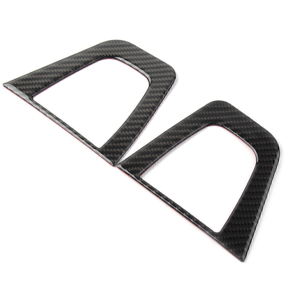 Console Both Side Speaker Frame Trim Fit for Subaru Forester 2013-2018 Carbon Fiber