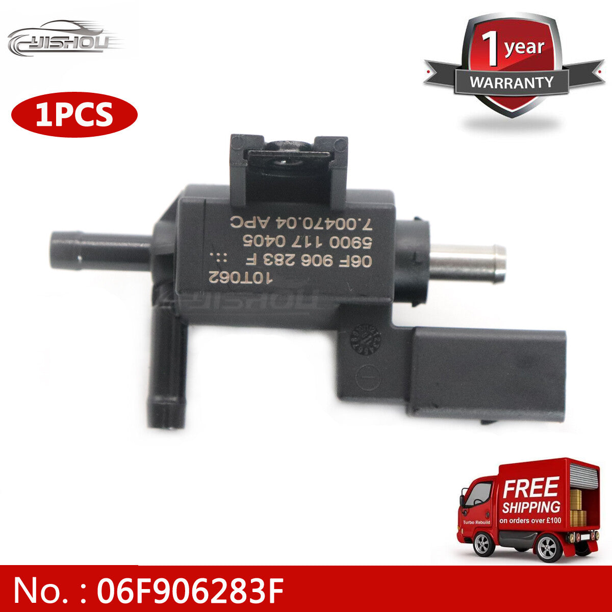 06F906283F Turbocharger Boost Solenoid Valve Suitable for Volkswagen Beetle, for Jetta , for Passat , A4
