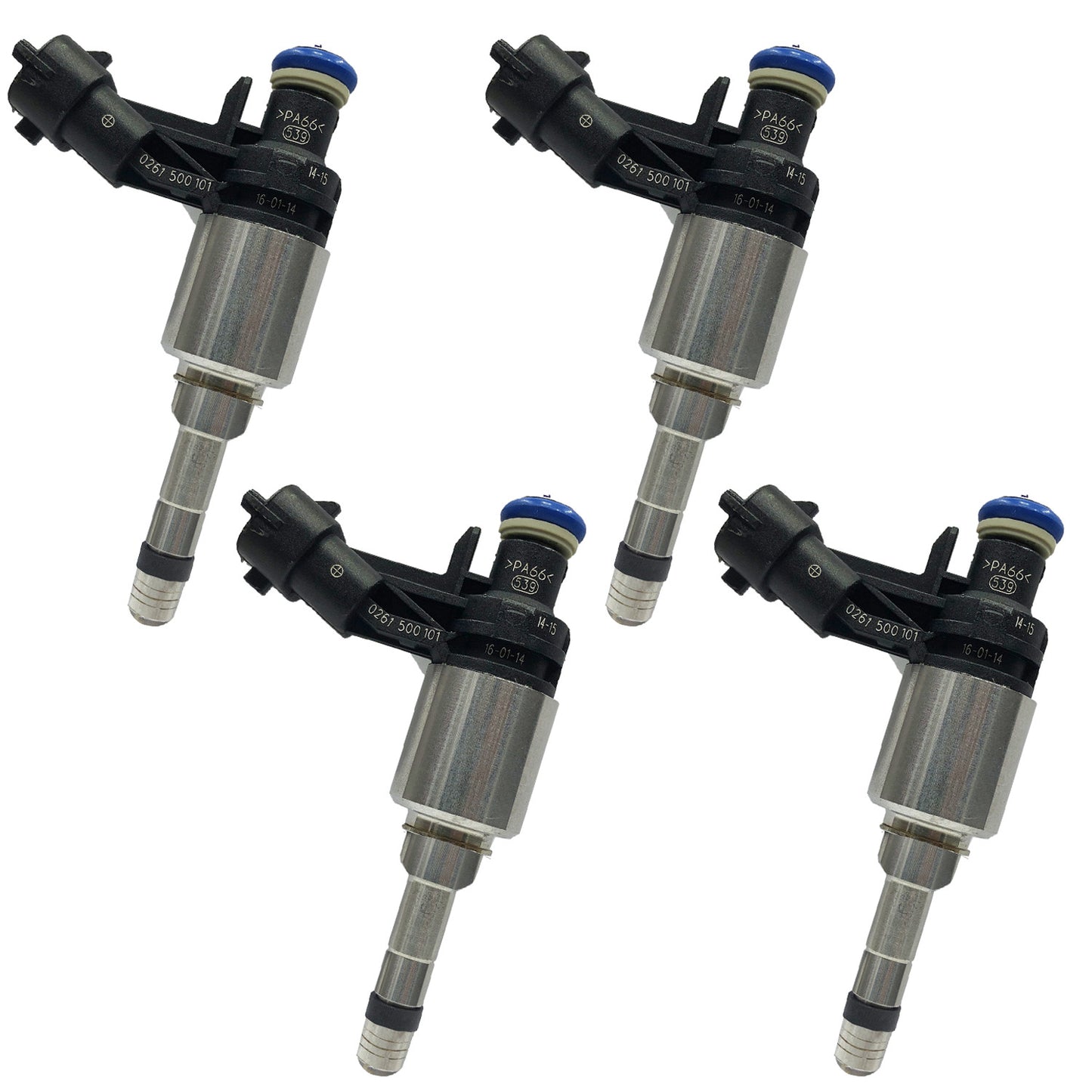 Set of 4 Fuel injectors 0261500101 FJ1146 Fits 2012-2017 for Hyundai for Veloster 1.6L