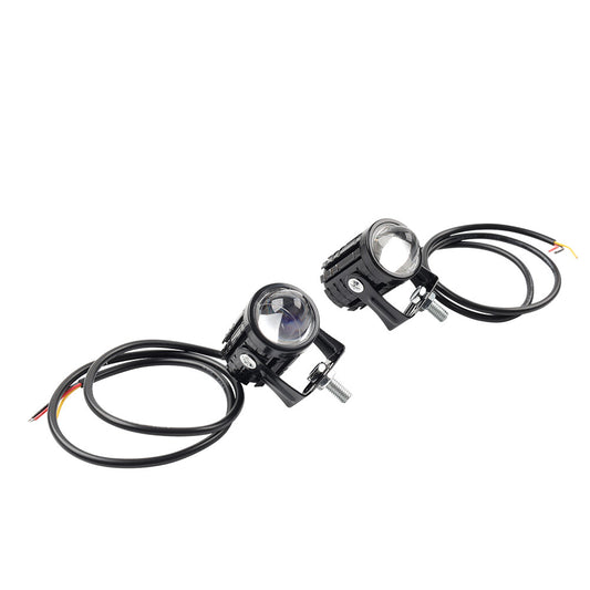 2X Headlight Driving Spot Light Fog Lamp Hi-Lo Beam Motorcycle UTV ATV Universal