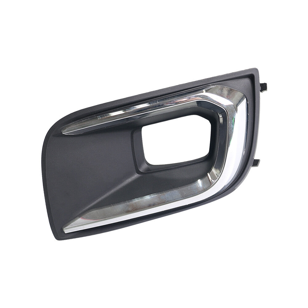 Front Bumper Fog Light Bezel w/Chrome Trim Fit 18-2021 for Toyota Sequoia Left Side