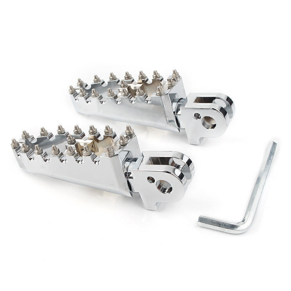 Chrome Rear Foot Peg Footrest Fit Thunderbird/Adventurer/ Bonnevill T100