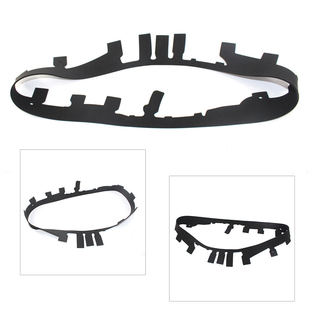 2 Pcs Headlight Lens Trim Gaskets Rubber Black Replace for Corvette C6 2005-2013
