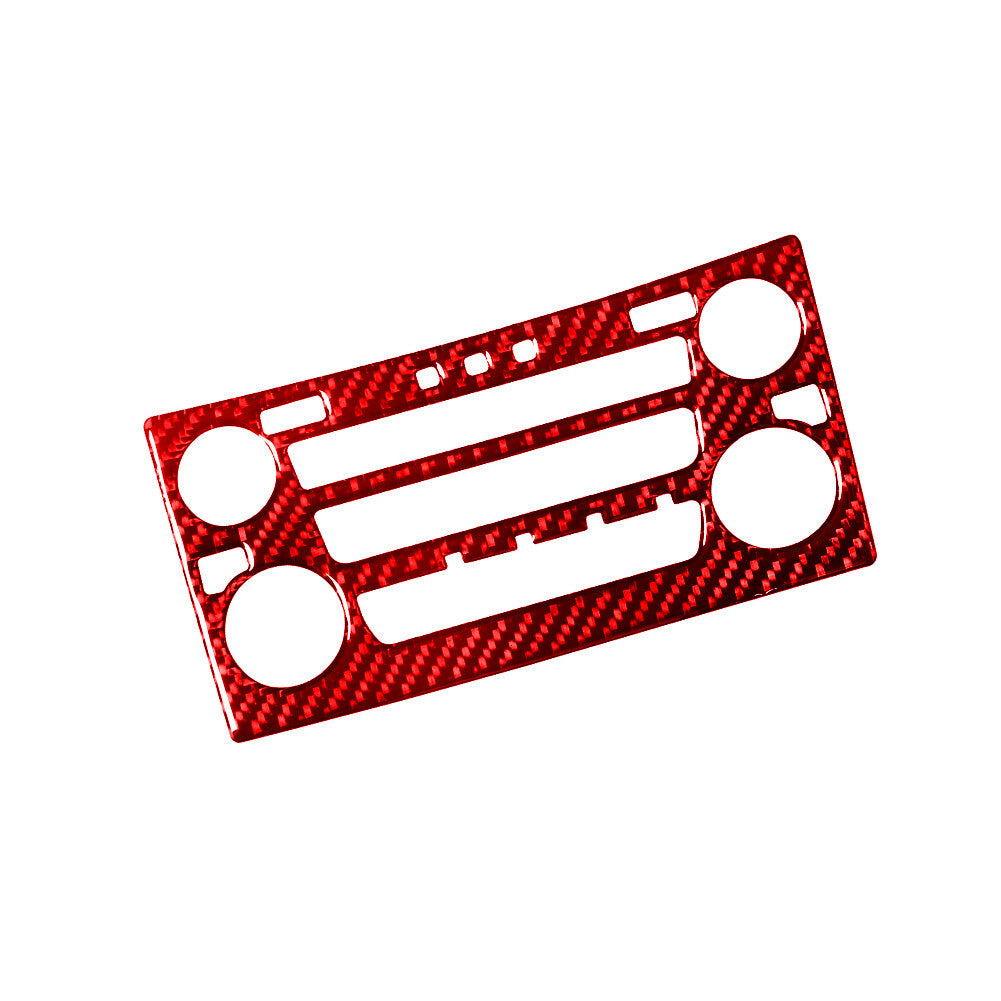 Red for Lexus RX300 1998-2003 Carbon Fiber Center Console AC Switch Panel Trim