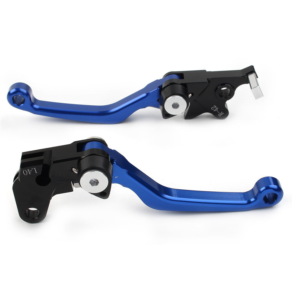 Blue CNC Pivot Clutch Brake Levers Handle For 2000-22 for Suzuki DRZ400S DRZ400SM E