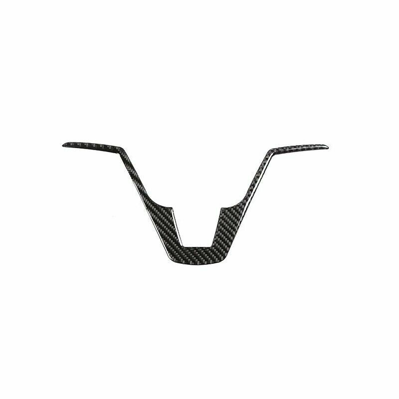 Carbon Fiber Interior Steering Wheel Cover Trim