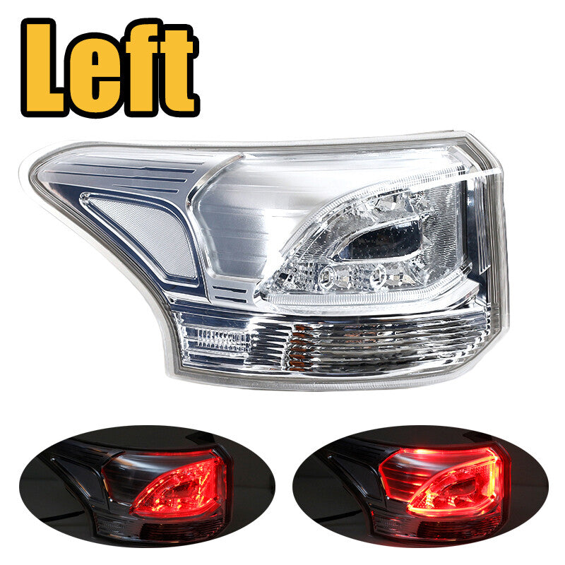 The left rear taillight and brake side light are applicable to for Mitsubishi Outlander models from 2013 to 2015.