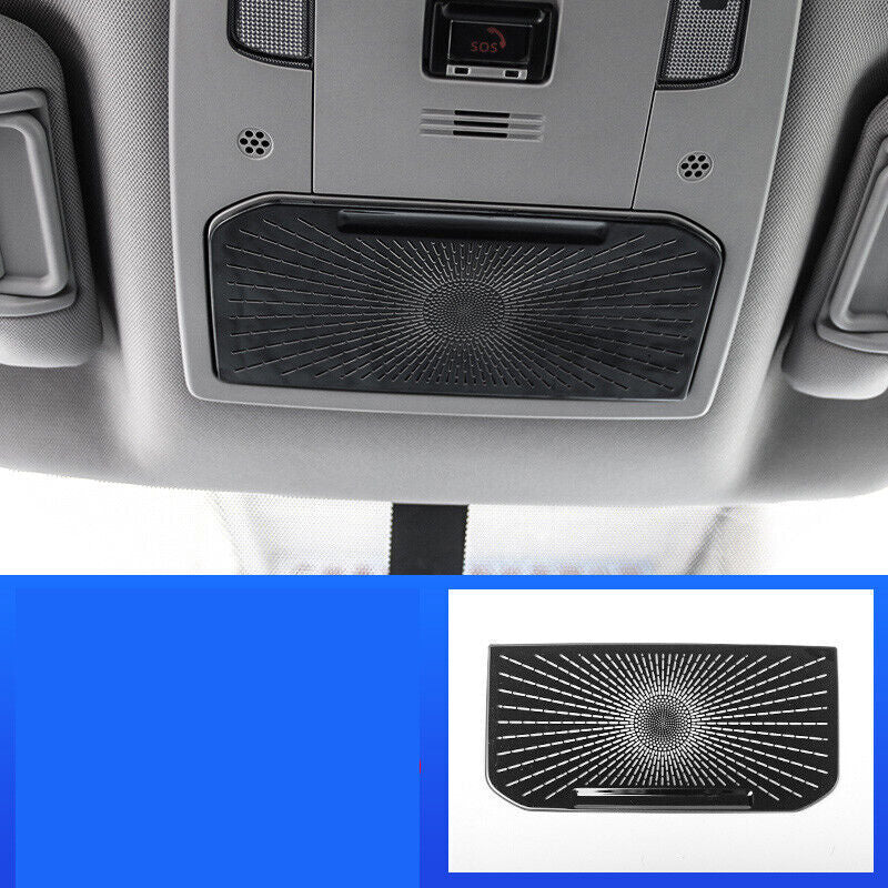 Black Titanium Roof Reading Light Speaker Cover for Toyota Highlander 2020-2023