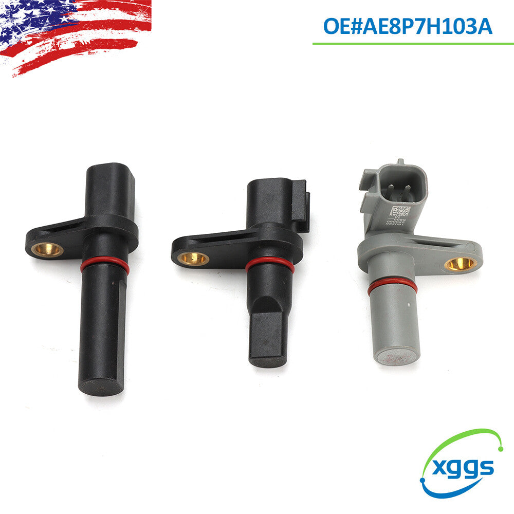 3Pcs 6DCT250 for Ford Focus Fiesta AE8P7H103A Transmission Speed Sensor Kit