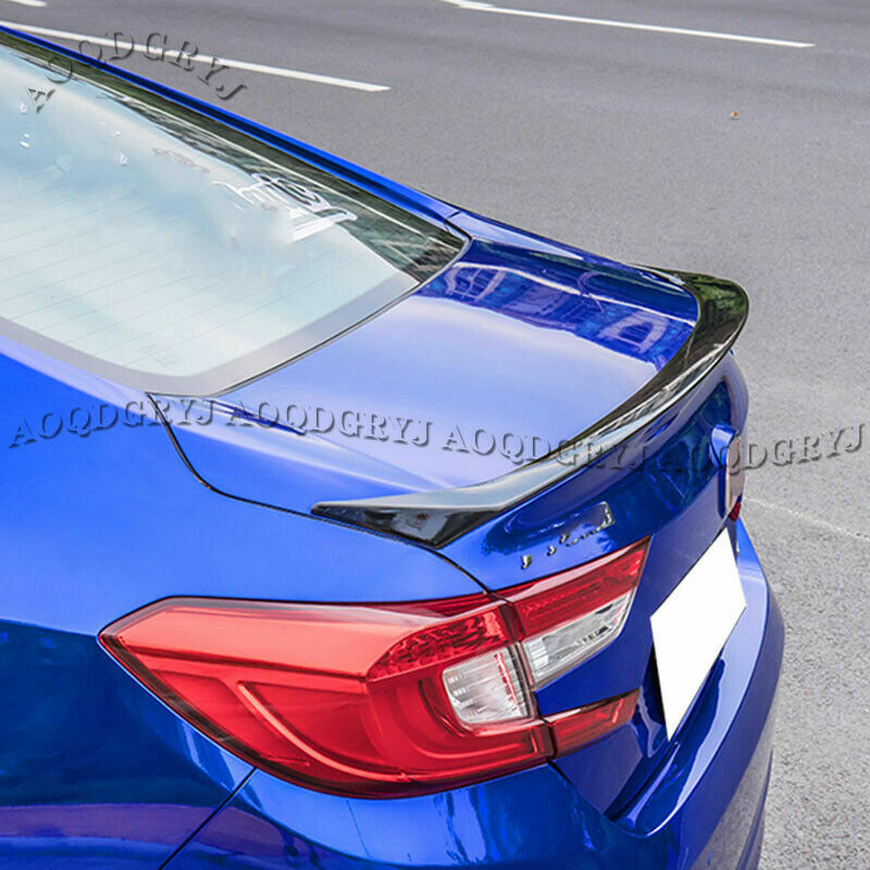 1P Glossy Black Rear Trunk Lip Spoiler Wing for Honda Accord Sedan 2018-2021