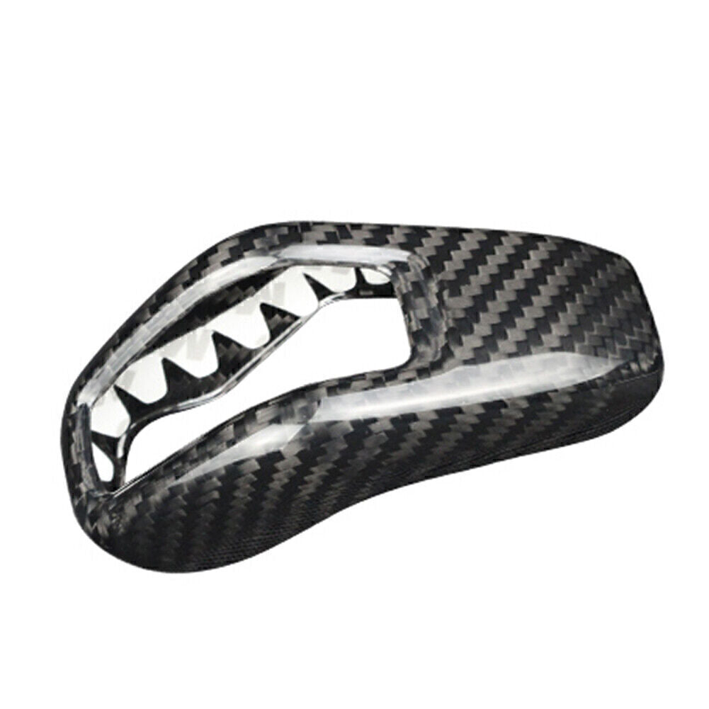 Car Carbon Fiber Gear Shift Knob Cover Trim for Land Rover Range Sport 2018-2021