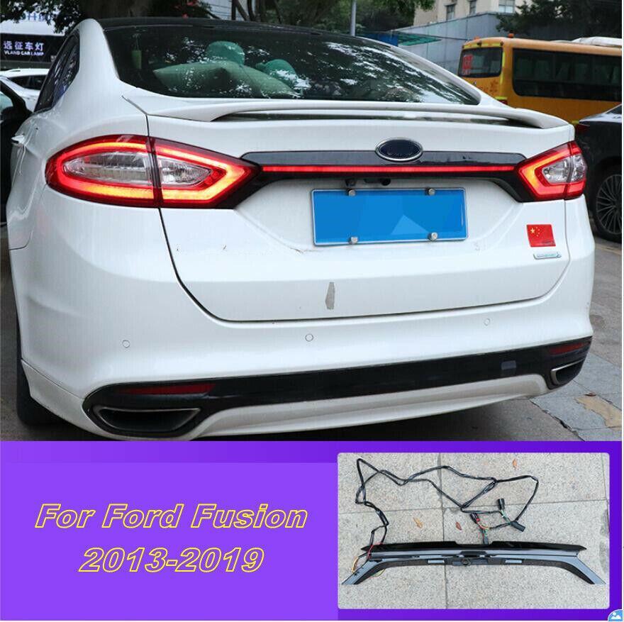 Rear Door Trunk LED Tail Light Cover 1PCS Fit for Ford Fusion 2013-2016