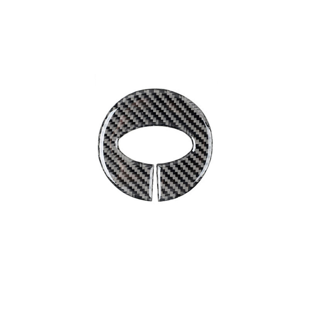 Carbon Fiber Interior Steering Wheel Cover Trim for Subaru Forester 2009-2013