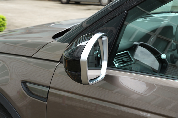 2X for Range Rover Evoque 2012-2019 ABS Chrome Rearview Mirror Rain Eyebrow Trim