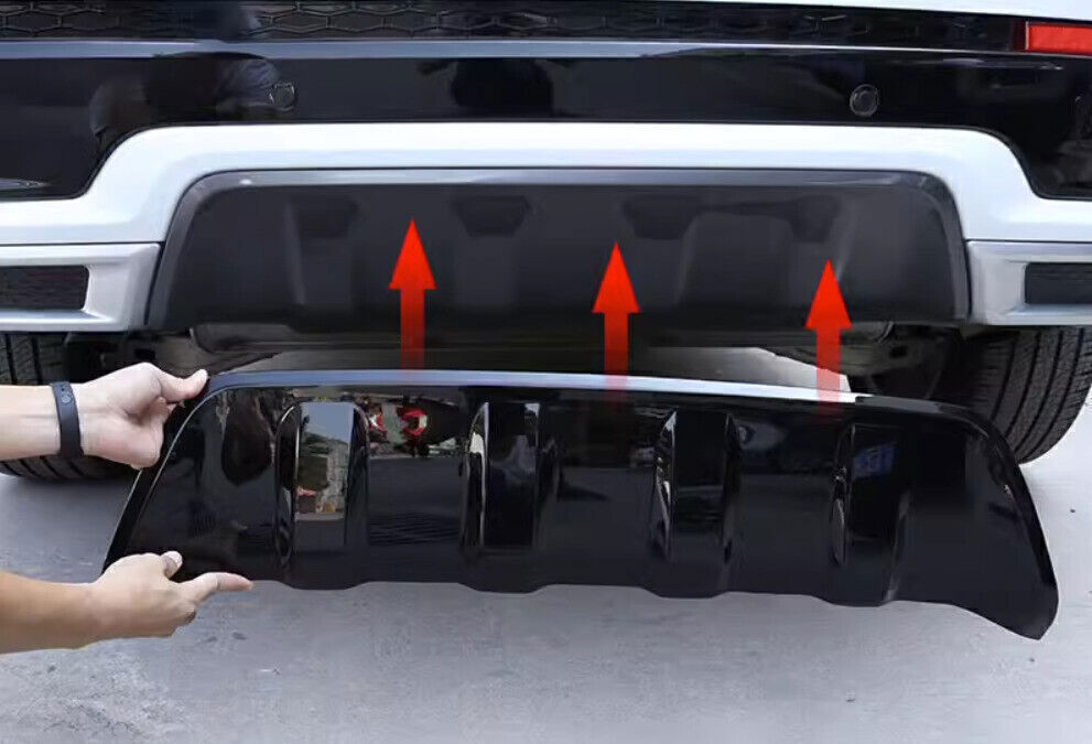 For Discovery Sport 2020-25 ABS Black Front Rear Bumper Bottom Guard Cover Trim