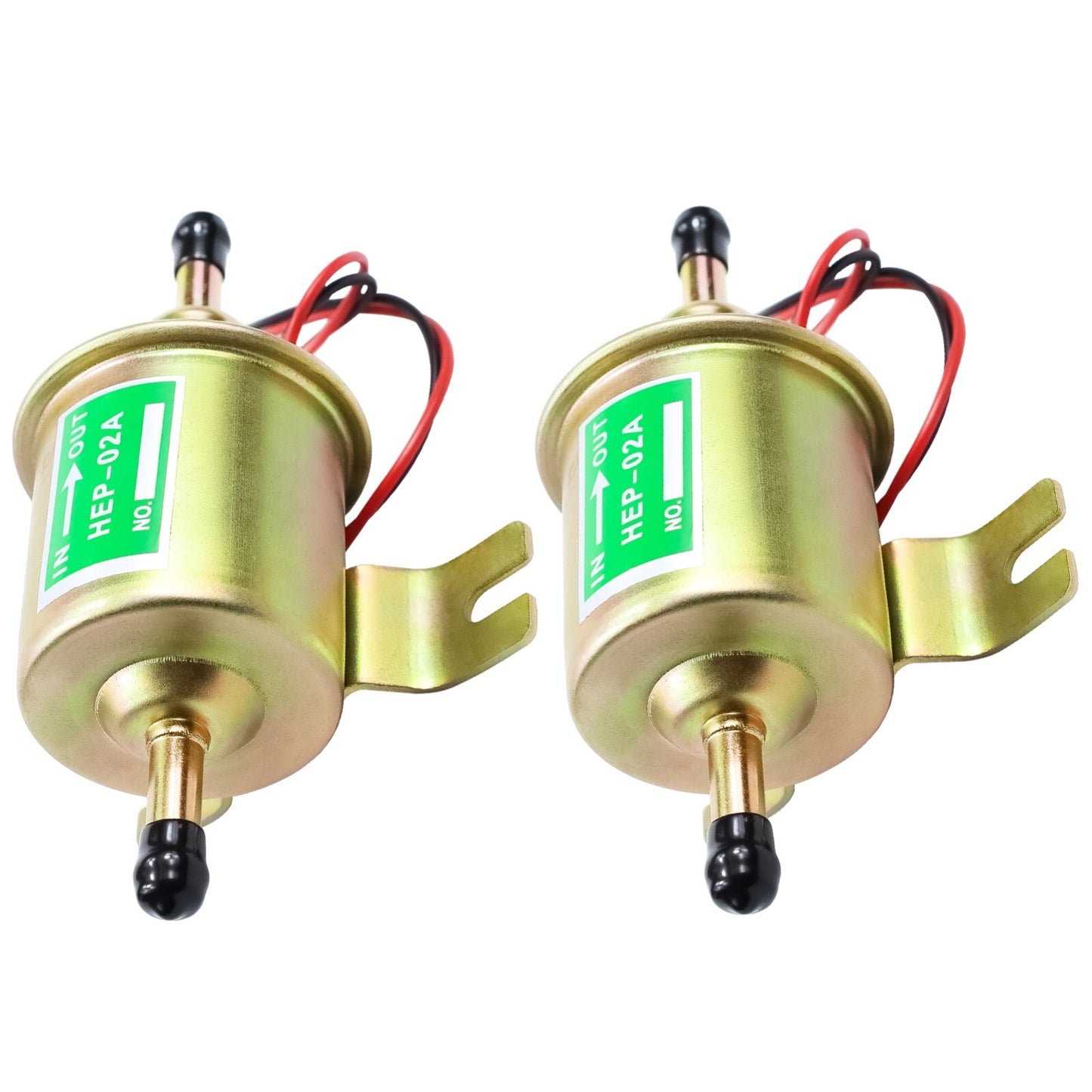 2Electric Fuel Pump for Lawn Mower Carburetor Gas Diesel Engine 2.5-4psi HEP-02A