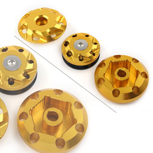 for Kawasaki NINJA1000 Z1000 2011-2016 Frame Hole Covers Fairing Bolts Caps Gold