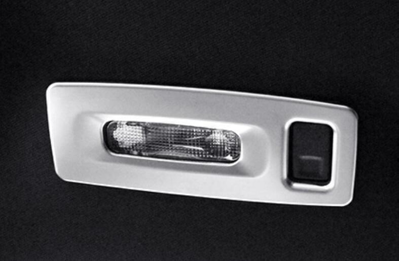 Rear Reading Light Cover Trim 2PCS Fit for Ford Explorer 2011-2019 Matte Silver