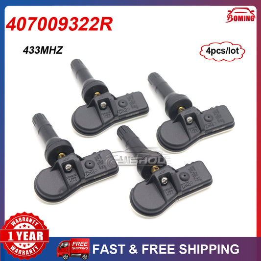 TPMS tire pressure monitoring sensor suitable for Dacia for Renault for Opel 433MHz 407009322R