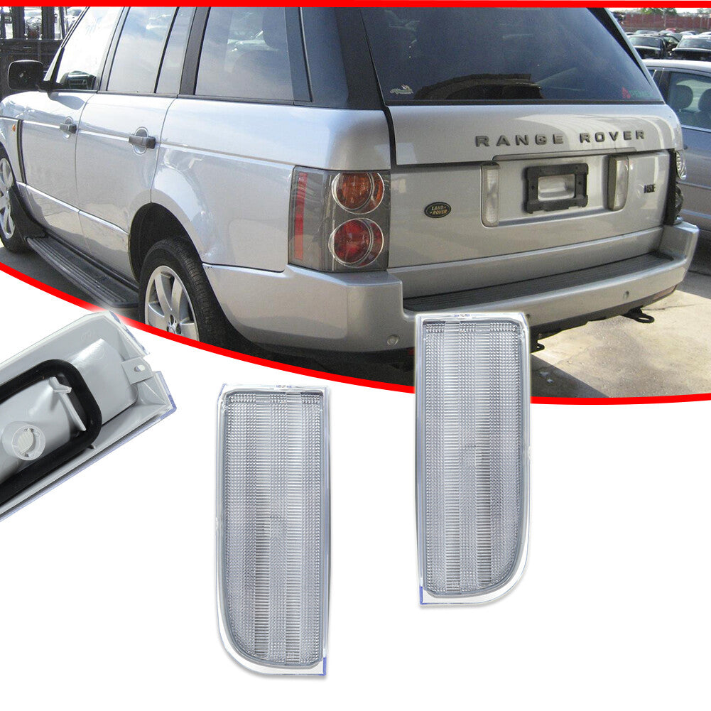 LH+RH Side Tailgate Reverse Backup Light (Transparent) Applicable to for Range Rover L322 (2003-12-)