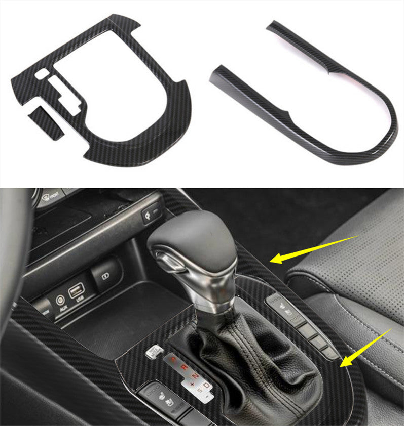 20P ABS Carbon Fiber Interior Moulding Kit Cover Trims for Kia Forte K3 2019-22