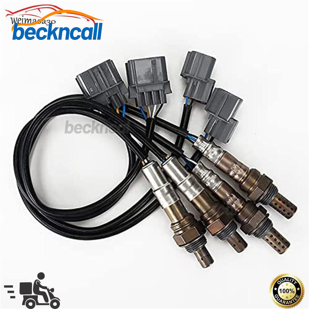 4PCS Oxygen O2 Sensor for Honda Pilot Ridgeline Accord Odyssey 3.5L V6 2005-2008